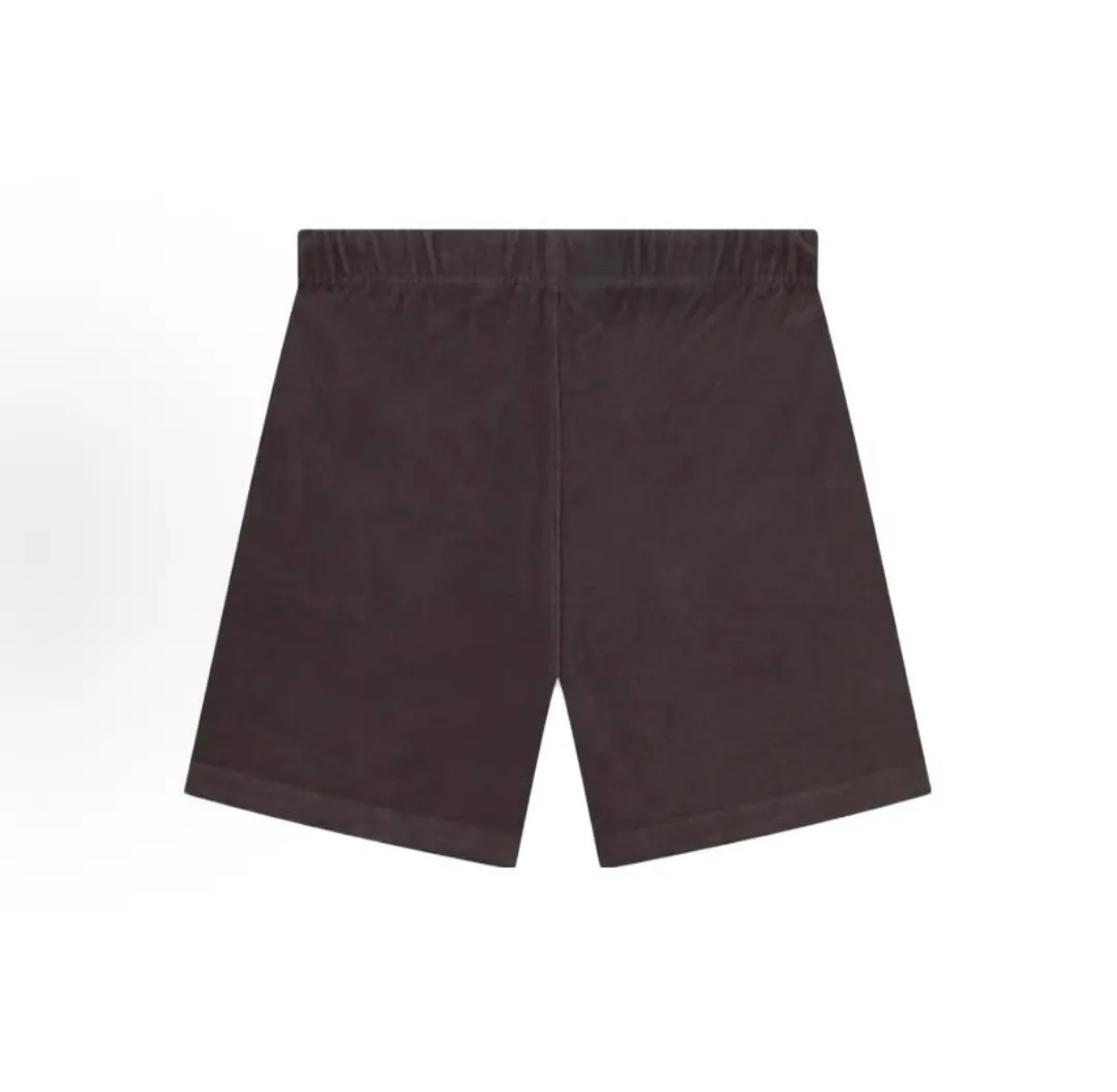 🦋Exclusive for cross-border supply, Hot Sale🦋80 【Purple】Essentials FW 23 Essentials Shorts Smoke Solid color elastic straight American heavyweight casual shorts for men and women Same Style ESSENTIALS was founded in Los Angeles, USA in 2018. The original intention of the establishment was to let more people wear affordable Versatile trendy items. In terms of fabric tailoring, it follows the same comfort and fineness as FEAR OF GOD, and the design is simplified from complexity, with the eye-catching "ESSENTIALS" LOGO running throughout. ESSENTIALS has been favored by fashion enthusiasts since its launch, and many European and American superstars are also its loyal buyers, such as KANYE WEST, JUSITN BIEBER, RIHANNA, etc. . . . . The most popular FOG color on the Internet is here, double-row silicone, the original custom-made fabric is soft and comfortable, no color difference, the custom-dyed rib collar is dyed in the same vat, the original Authentic designated flocking printing factory, there are few machines on the market that can produce a three-dimensional 3D feeling, the width and length of each letter and the 3D depth, etc., the ceiling of the industry, that is to say, you don’t need to look closely to know that it is 3D. In the details, we can see that the size of each corner of the hood is symmetrical and made of double-layer fabric. Factory’s great technology is that it can make each corner symmetrical so that it doesn’t look soft and floppy when worn, and it feels stiff. The original OVERSIZE version is full of high street style. Color: Light Black, Haze Blue, Plum, Seal Gray Size: XS-XL (maximum weight) Recommended: Same Style for men and women